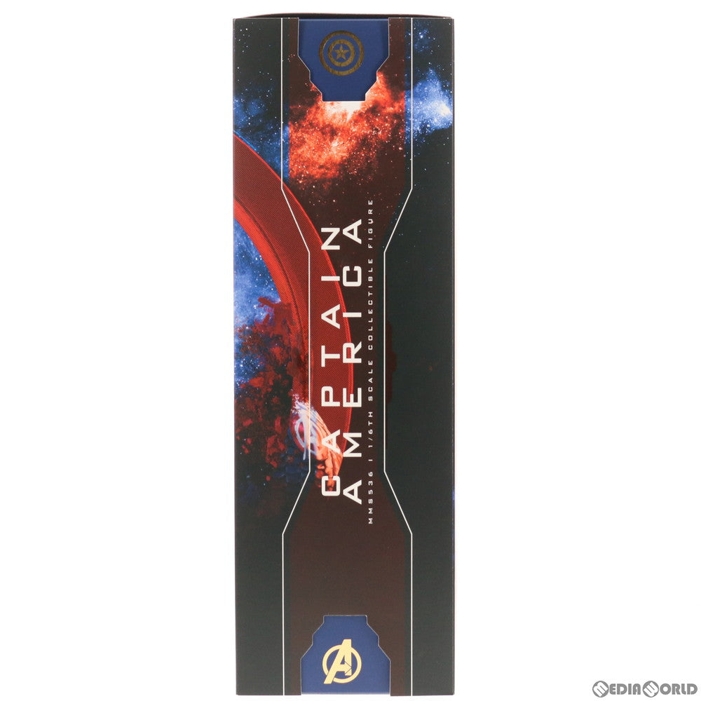 【中古即納】[FIG] ムービー・マスターピース キャプテン・アメリカ アベンジャーズ/エンドゲーム 1/6 完成品 可動フィギュア(MM#536) ホットトイズ(20210331)