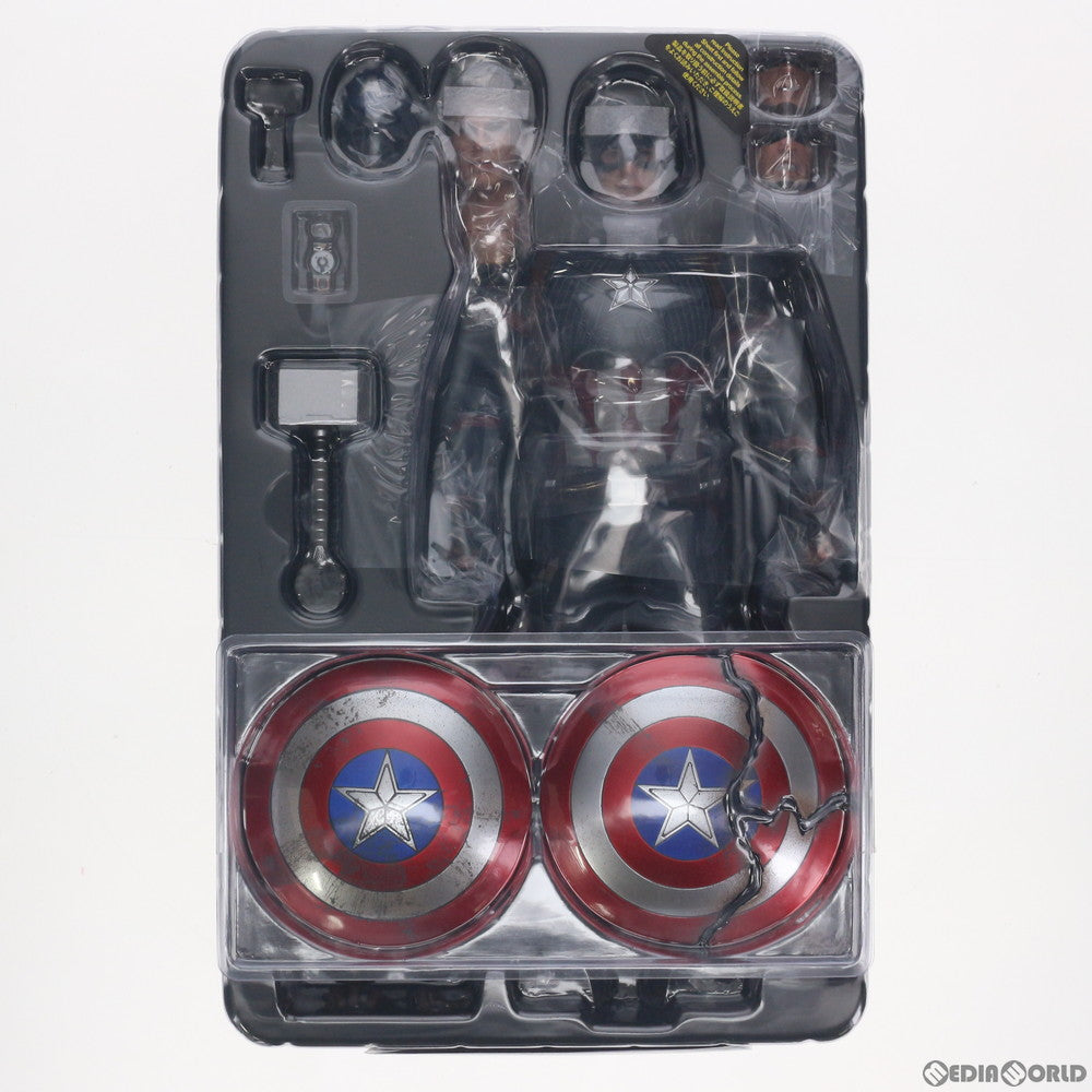 【中古即納】[FIG] ムービー・マスターピース キャプテン・アメリカ アベンジャーズ/エンドゲーム 1/6 完成品 可動フィギュア(MM#536) ホットトイズ(20210331)