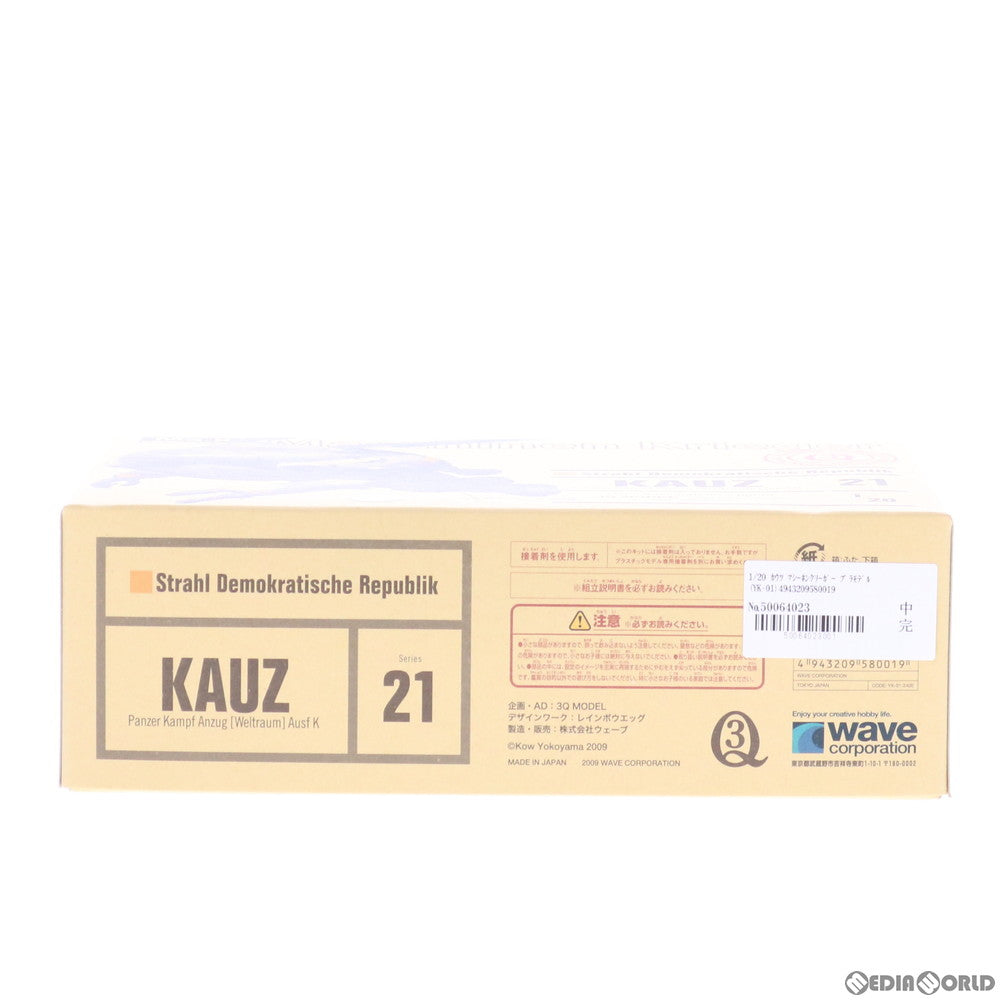 【中古即納】[PTM] 1/20 カウツ マシーネンクリーガー プラモデル(YK-01) ウェーブ(WAVE)(20090731)