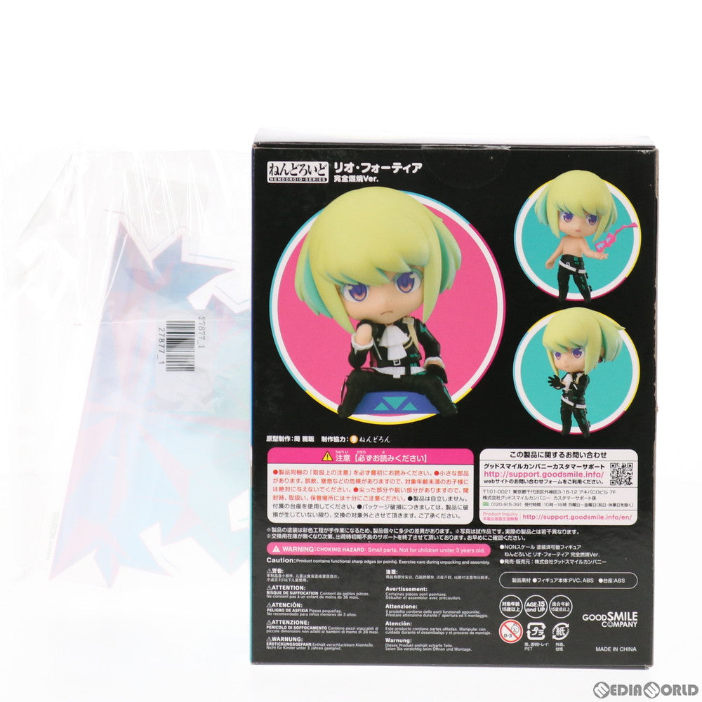 【中古即納】[FIG] GOODSMILE ONLINE SHOP限定特典付属 ねんどろいど 1314-DX リオ・フォーティア 完全燃焼Ver. プロメア 完成品 可動フィギュア グッドスマイルカンパニー(20201030)