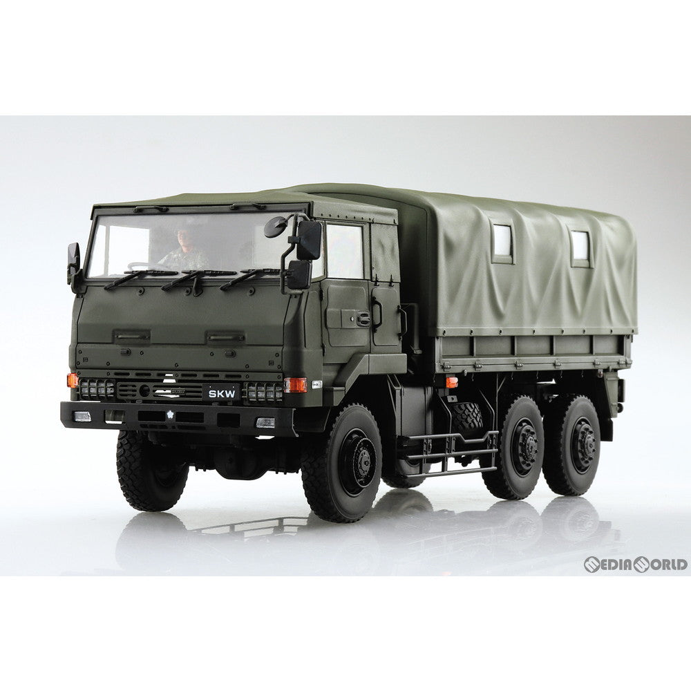 【新品】【お取り寄せ】[PTM] 1/35 ミリタリーモデルキット No.1 3 1/2tトラック(SKW-477) プラモデル アオシマ(20210825)