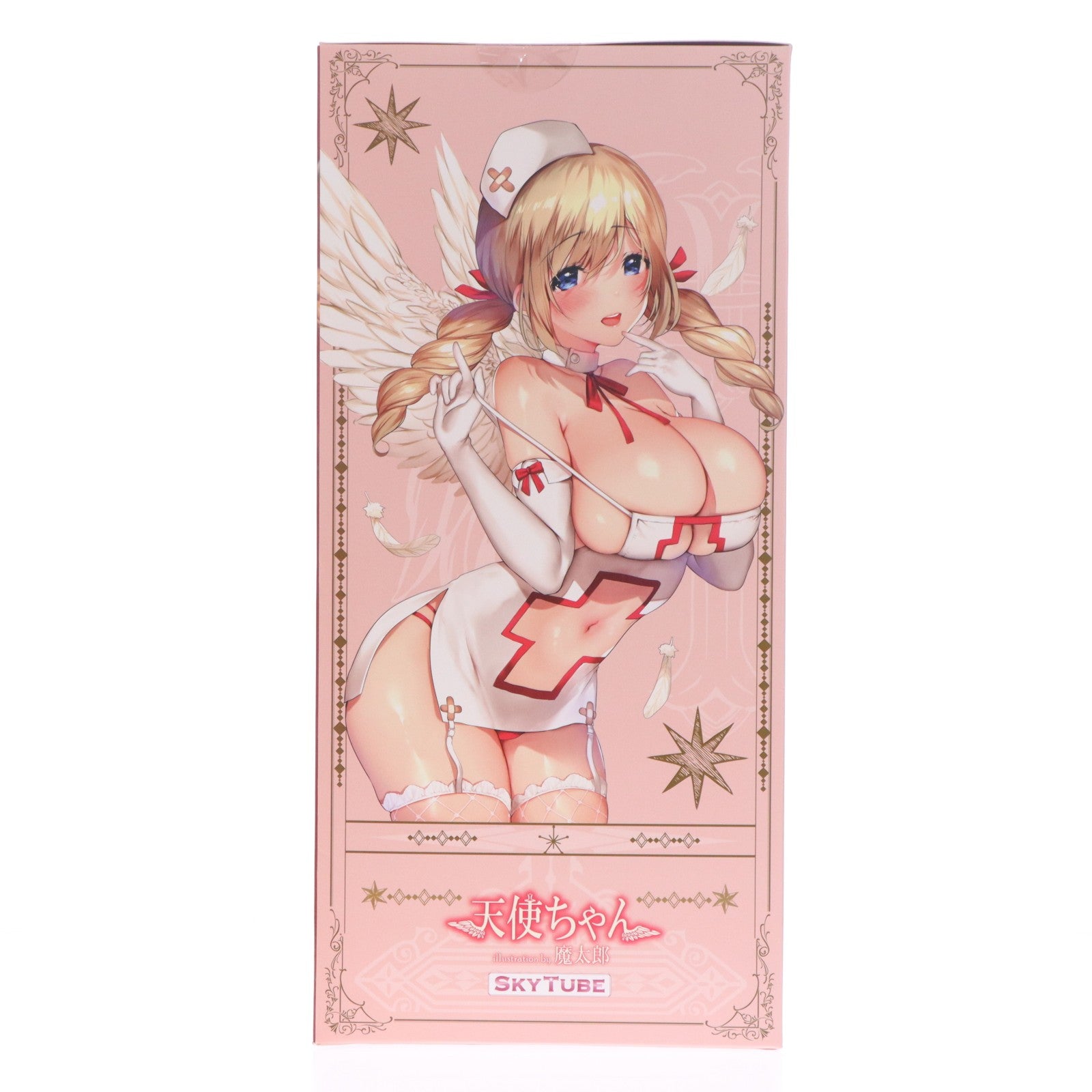 【中古即納】[FIG] ポストカード無し 天使ちゃん illustration by 魔太郎 1/6 完成品 フィギュア(AX-1145) SkyTube(スカイチューブ)(20220218)