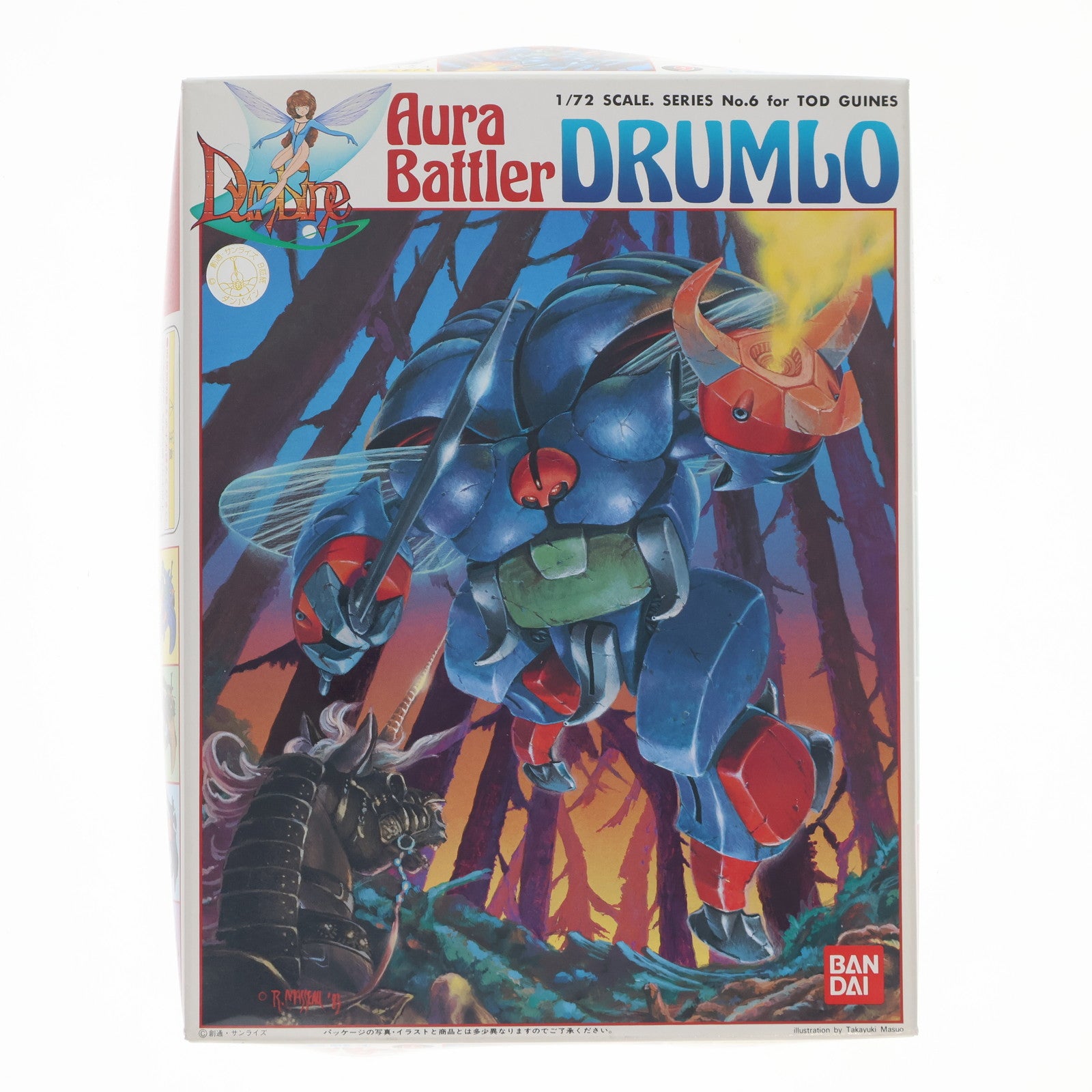 【中古即納】[PTM] 1/72 ドラムロ(トッド・ギネス用) 聖戦士ダンバイン シリーズNo.6 プラモデル(0139069) バンダイ(20200128)
