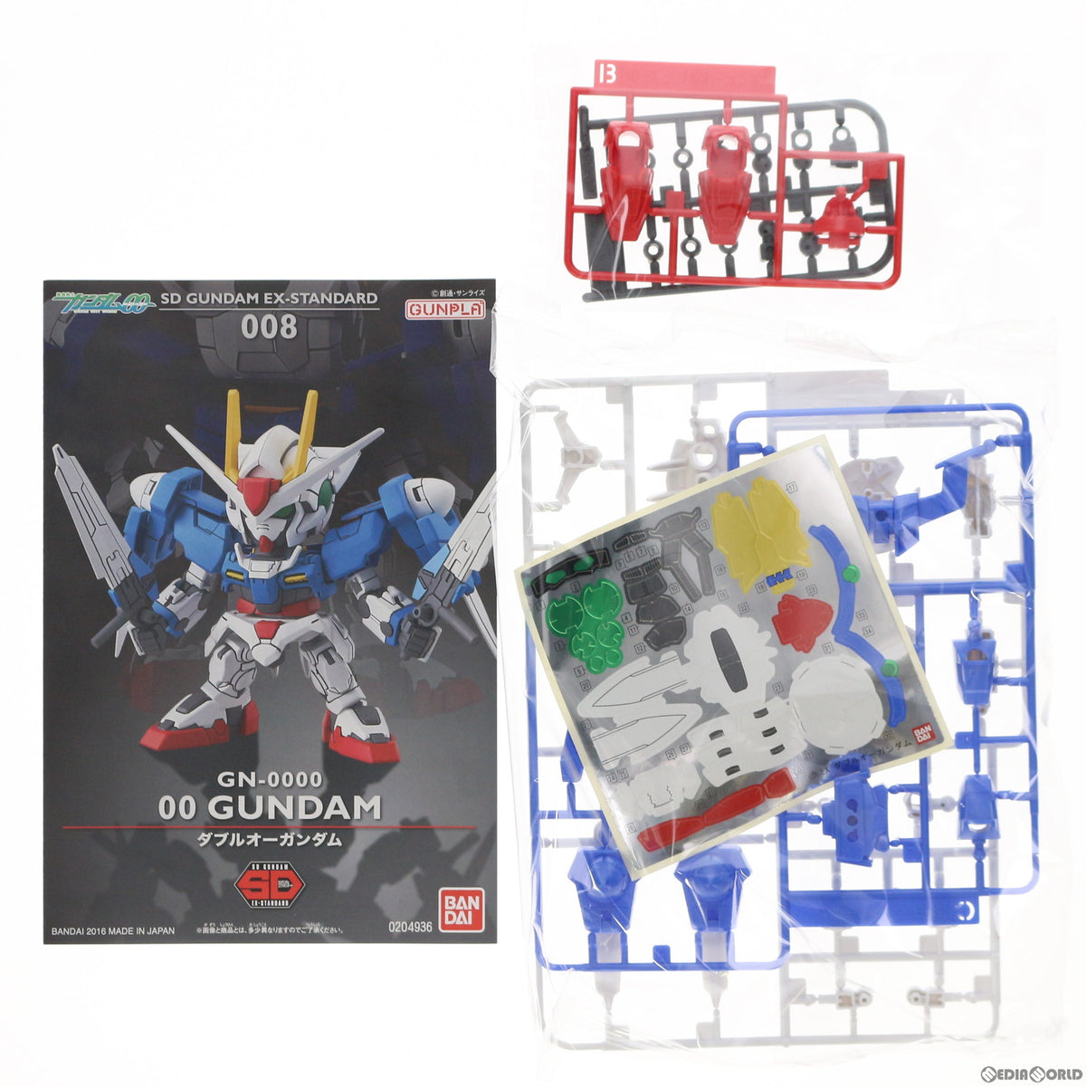 【中古即納】[PTM] SDガンダム EXスタンダード GN-0000 ダブルオーガンダム 機動戦士ガンダム00(ダブルオー) プラモデル(5057995) バンダイスピリッツ(20230118)