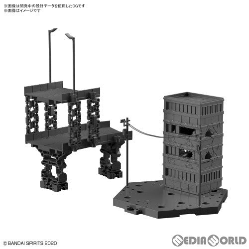 【新品即納】[PTM] (再販) 30MM 1/144 カスタマイズシーンベース(市街地Ver.) 30 MINUTES MISSIONS(サーティミニッツミッションズ) プラモデル(5061330) バンダイスピリッツ(20250302)