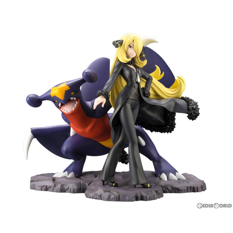 【中古即納】[FIG] ARTFX J シロナ with ガブリアス ポケットモンスター 1/8 完成品 フィギュア(PP953) コトブキヤ(20210926)