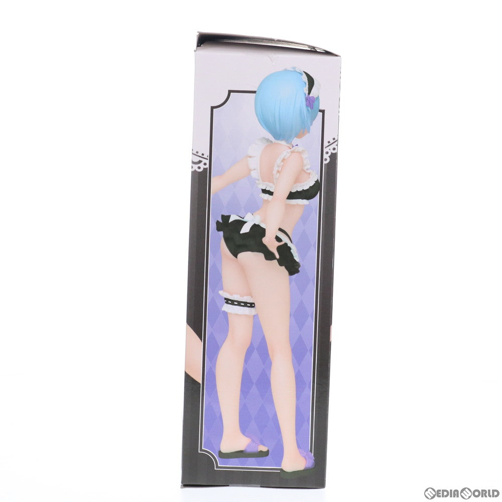 【中古即納】[FIG] レム Re:ゼロから始める異世界生活 プレシャスフィギュア レム～メイド水着ver.～ Renewal プライズ(451311000) タイトー(20210410)