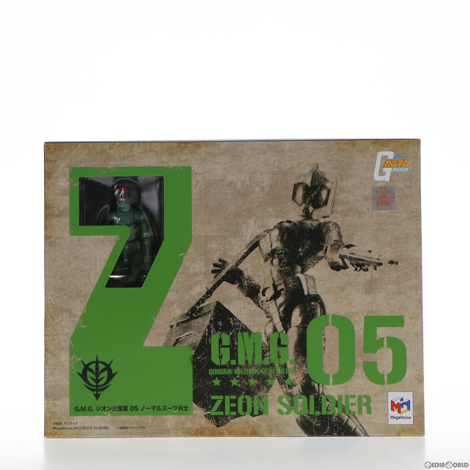 【中古即納】[FIG] G.M.G.(ガンダムミリタリージェネレーション) ジオン公国軍 05 ノーマルスーツ兵士 機動戦士ガンダム 完成品 可動フィギュア メガハウス(20211128)