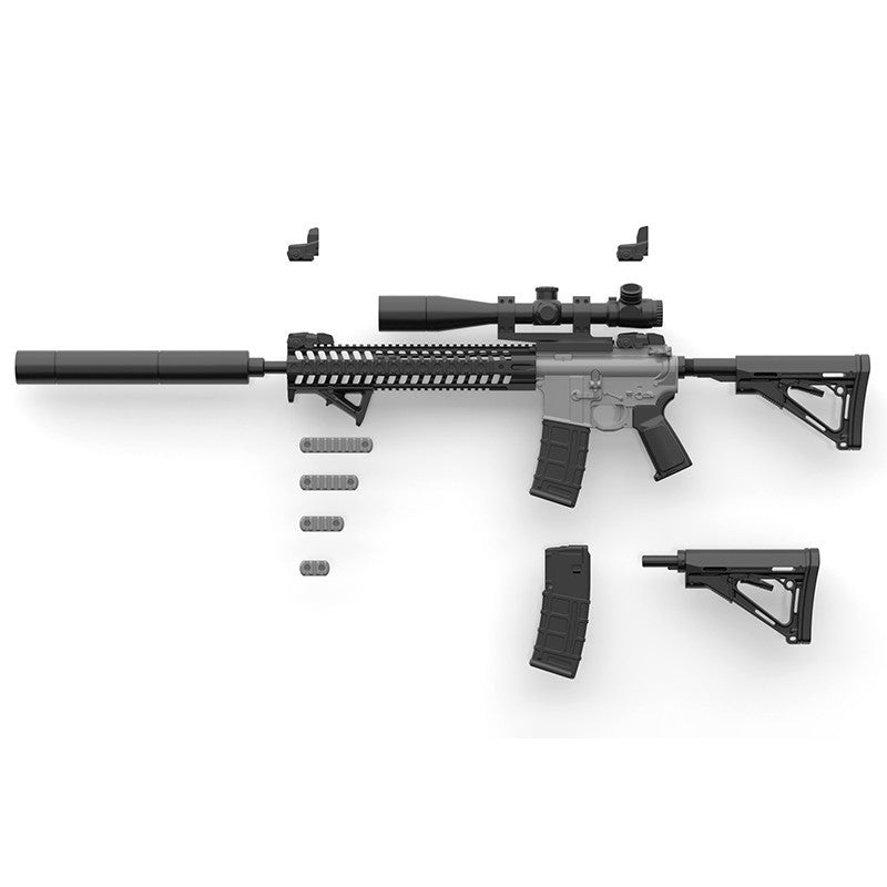 【中古即納】[PTM] イラストカード付属 LittleArmory(リトルアーモリー) LADF16 1/12 ドールズフロントラインST AR-15タイプ プラモデル(317081) TOMYTEC(トミーテック)(2026年12月)
