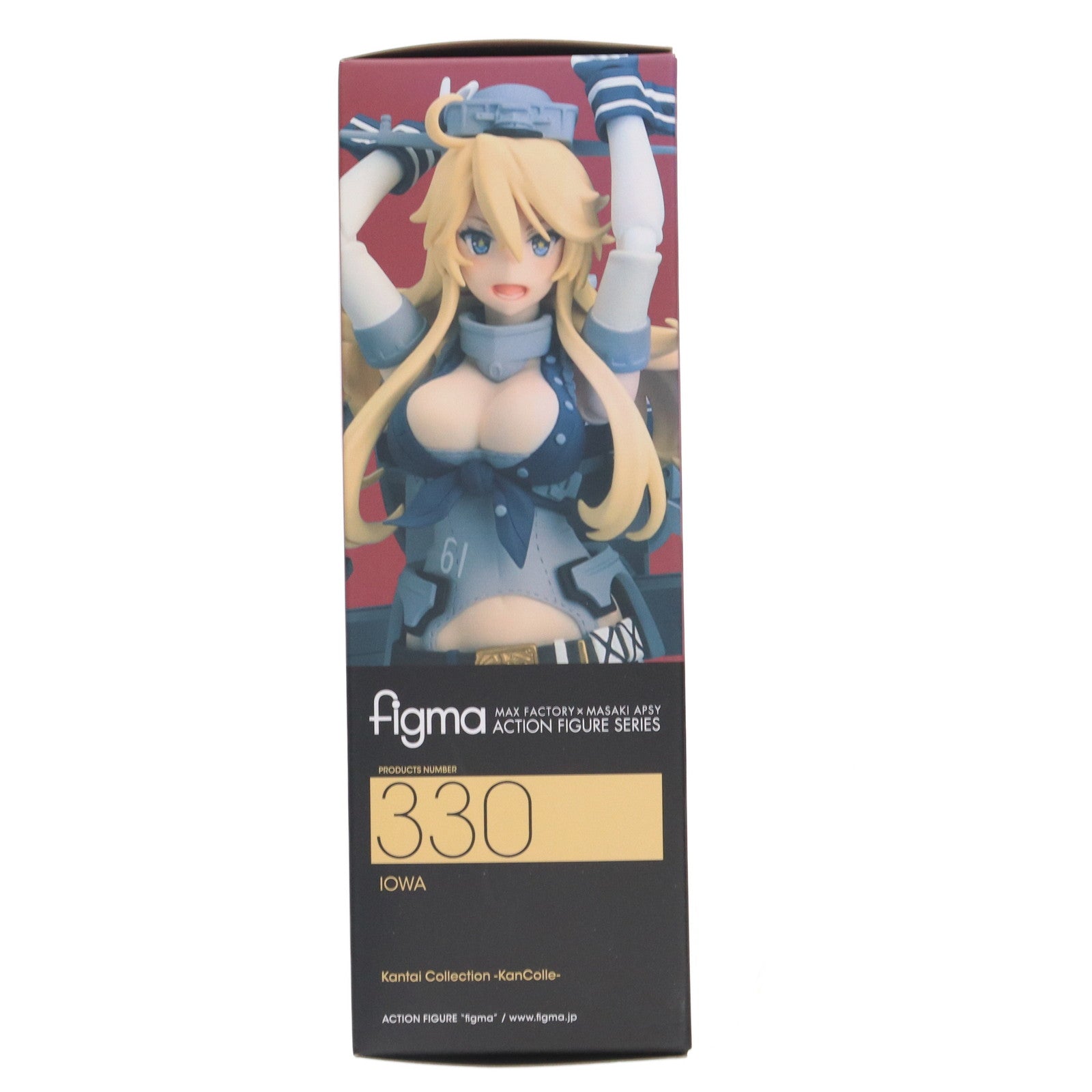 【中古即納】[FIG] (再販) GOODSMILE ONLINE SHOP限定特典付属 figma(フィグマ) 330 Iowa(アイオワ) 艦隊これくしょん -艦これ- 完成品 可動フィギュア マックスファクトリー(20210513)