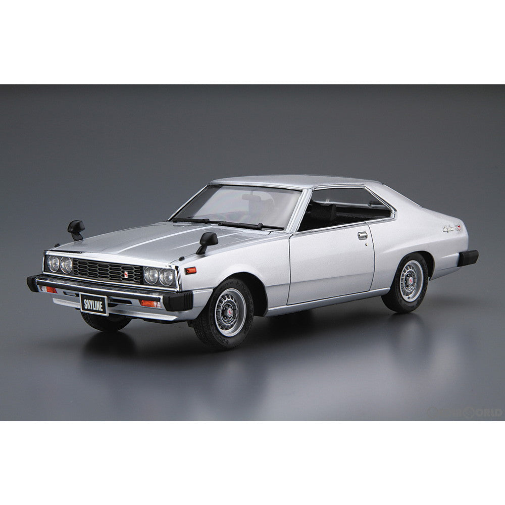【新品】【お取り寄せ】[PTM] (再販)ザ・モデルカー No.52 1/24 ニッサン KHGC210 スカイラインHT2000GT-ES '77 プラモデル アオシマ(20191130)
