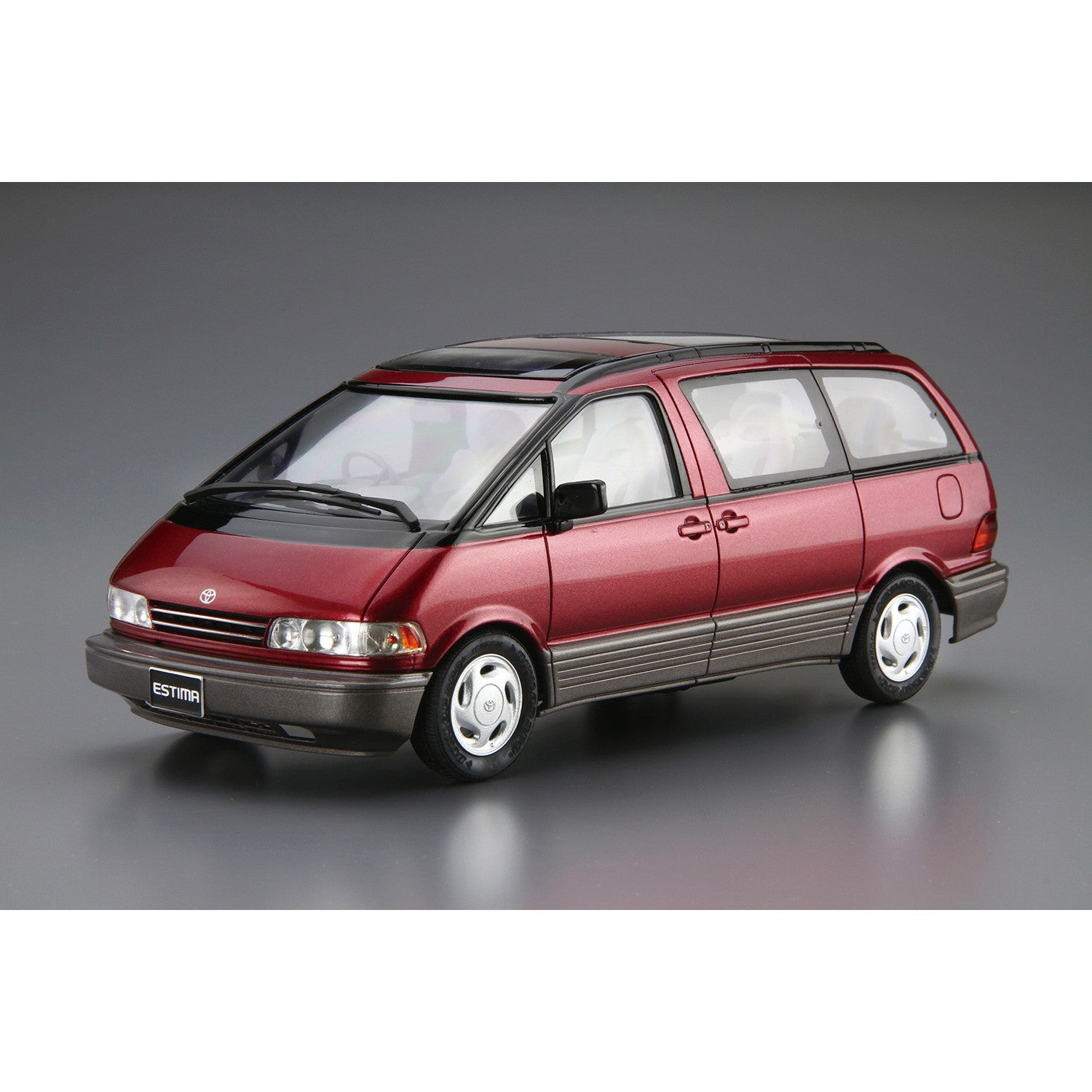 【新品即納】[PTM] (再々販) ザ・モデルカー No.115 1/24 トヨタ TCR11W エスティマ ツインムーンルーフ '90 プラモデル(057537) アオシマ(20250929)
