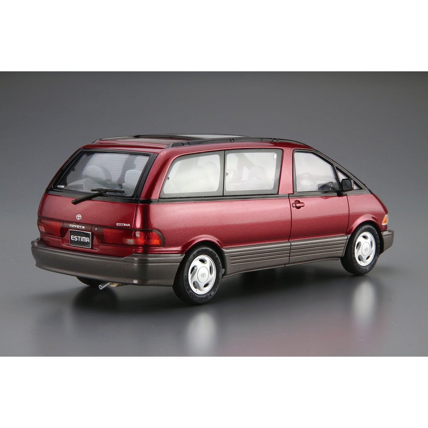 【中古即納】[PTM] (再々販) ザ・モデルカー No.115 1/24 トヨタ TCR11W エスティマ ツインムーンルーフ '90 プラモデル(057537) アオシマ(20250929)