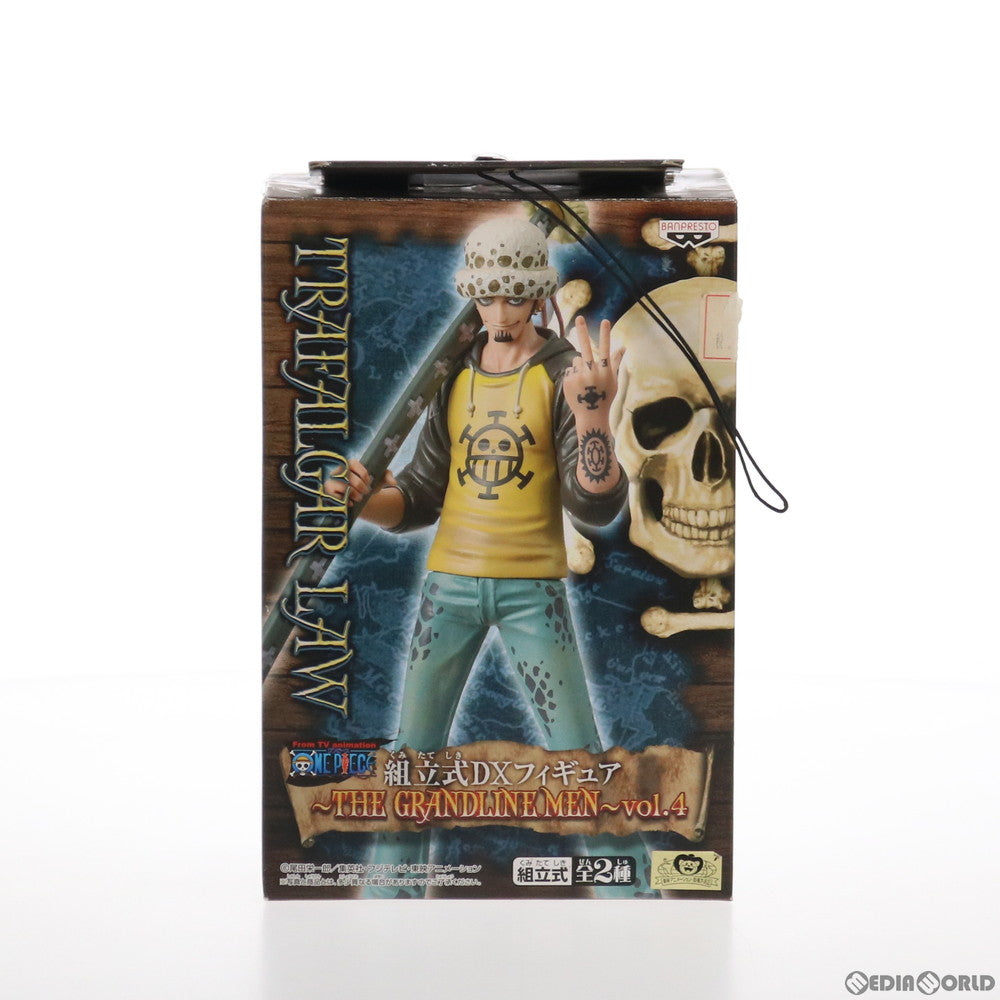 【中古即納】[FIG] トラファルガー・ロー ワンピース 組立式DXフィギュア～THE GRANDLINE MEN～vol.4 ONE PIECE プライズ バンプレスト(20100630)