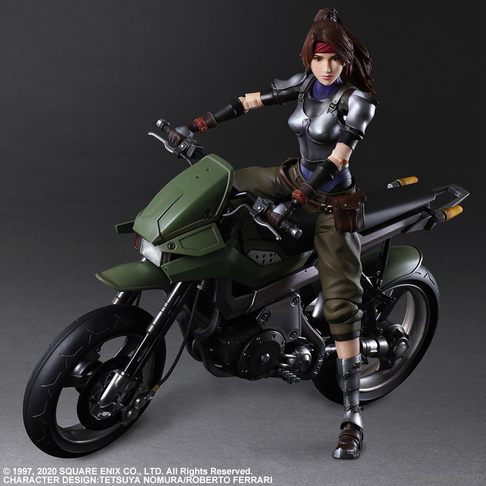 【中古即納】[FIG] PLAY ARTS改(プレイアーツ改) ジェシー&バイクSET FINAL FANTASY VII REMAKE(ファイナルファンタジー7 リメイク) 完成品 可動フィギュア スクウェア・エニックス(20220722)