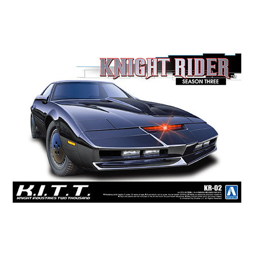 【新品即納】[PTM] (再販)ムービーメカ No.KR-02 1/24 ナイト 2000 K.I.T.T. シーズンIII ナイトライダー プラモデル(063217) アオシマ(20250131)