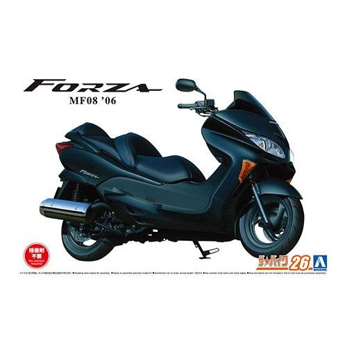 【新品即納】[PTM] (再販) ザ・バイク No.26 1/12 ホンダ MF08 フォルツァ '06 プラモデル(063248) アオシマ(20251031)