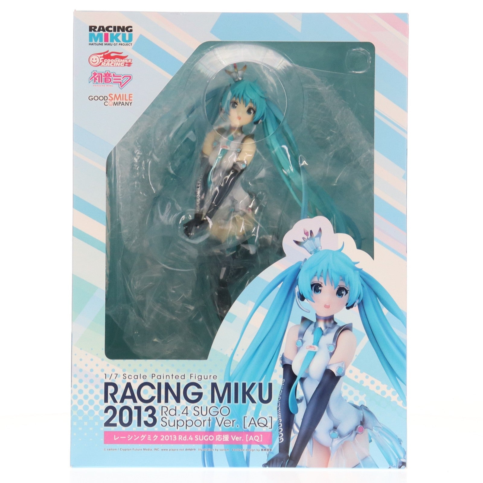 【中古即納】[FIG] レーシングミク 2013 Rd.4 SUGO 応援Ver.[AQ] 初音ミク GTプロジェクト 1/7 完成品 フィギュア グッドスマイルカンパニー(20220828)