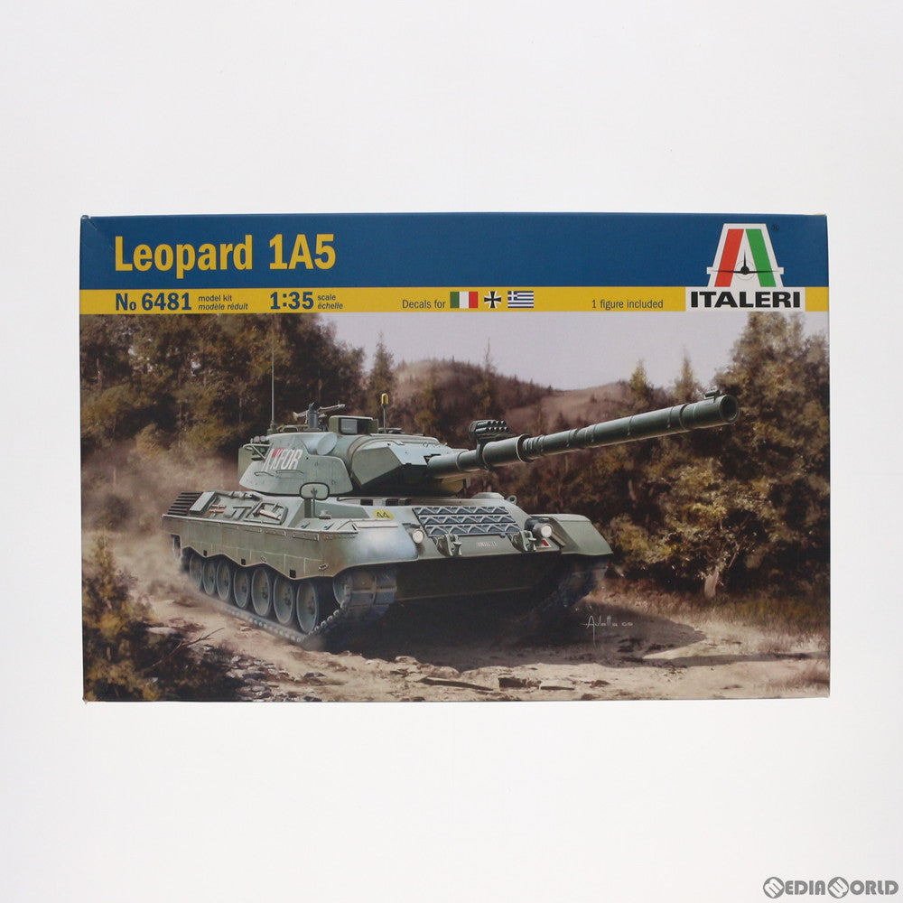 【中古即納】[PTM] 1/35 ドイツ連邦軍 レオパルト1A5戦車 プラモデル(6481) ITALERI(イタレリ) (20100718)