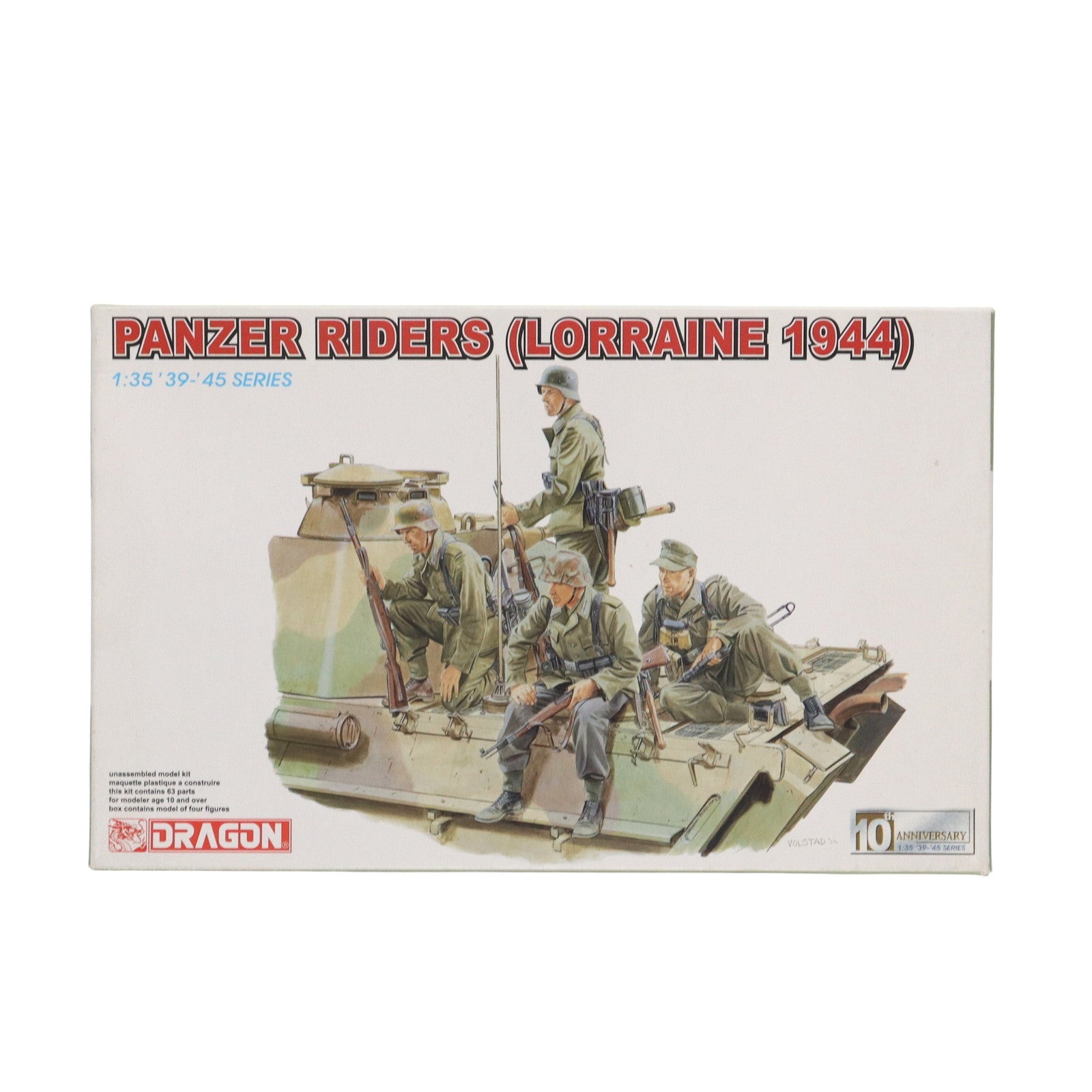 【中古即納】[PTM] 1/35 PANZER RIDERS LORRAINE 1944(4体セット) ’39-’45 SERIES プラモデル(6156) ドラゴン(DRAGON)(20131231)