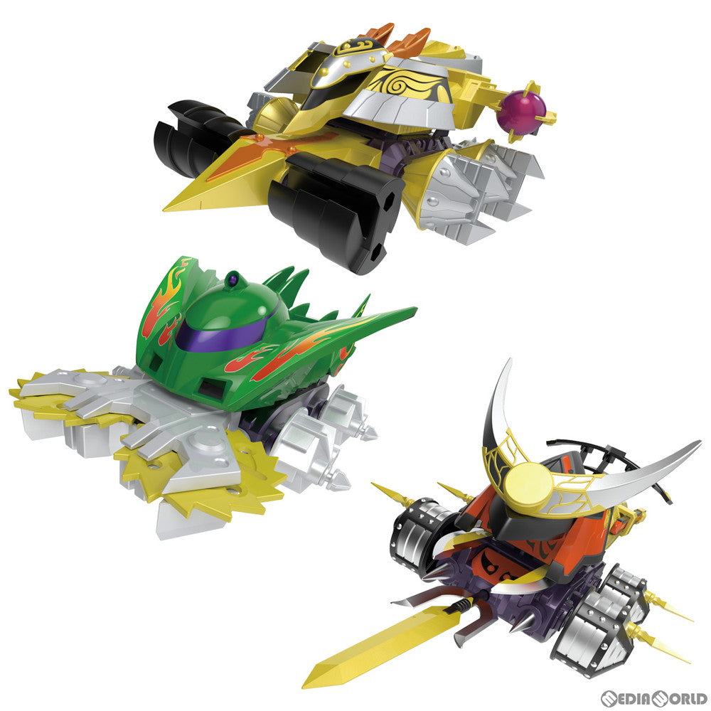【中古即納】[PTM] (食玩) SMP[SHOKUGAN MODELING PROJECT] クラッシュギア BATTLE1-EX2 鎧輝&ディノスパルタン&轟月セット 激闘!クラッシュギアTURBO プラモデル バンダイ(20211213)