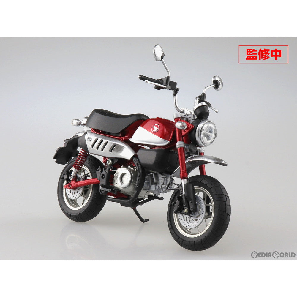 【中古即納】[MDL] 1/12 完成品バイクシリーズ Honda Monkey125 パールネビュラレッド ミニカー スカイネット(アオシマ)(20220120)