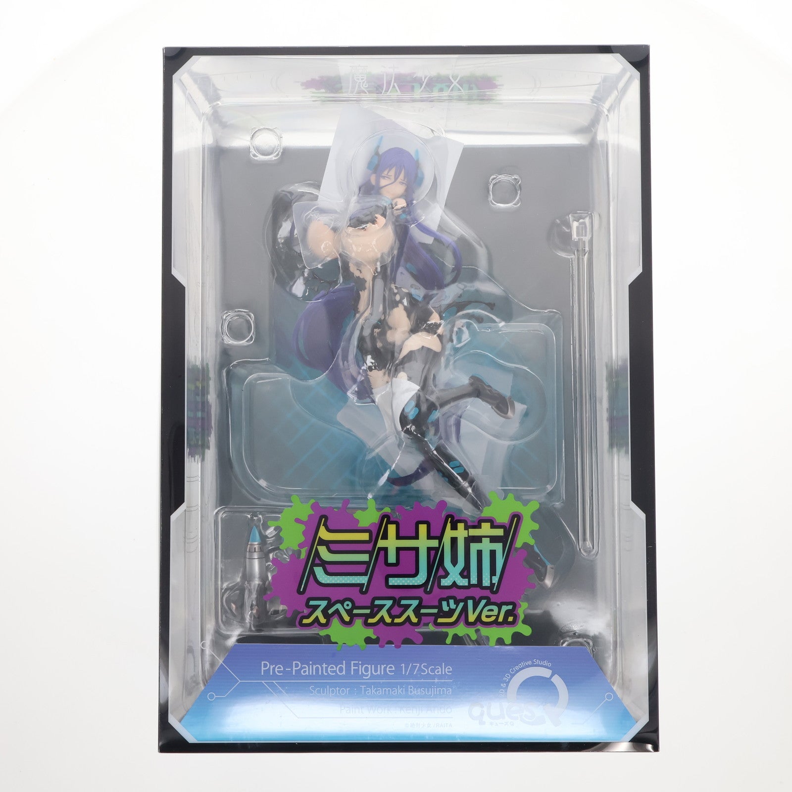 【中古即納】[FIG] ミサ姉 スペーススーツVer. 魔法少女 1/7 完成品 フィギュア キューズQ(20230114)