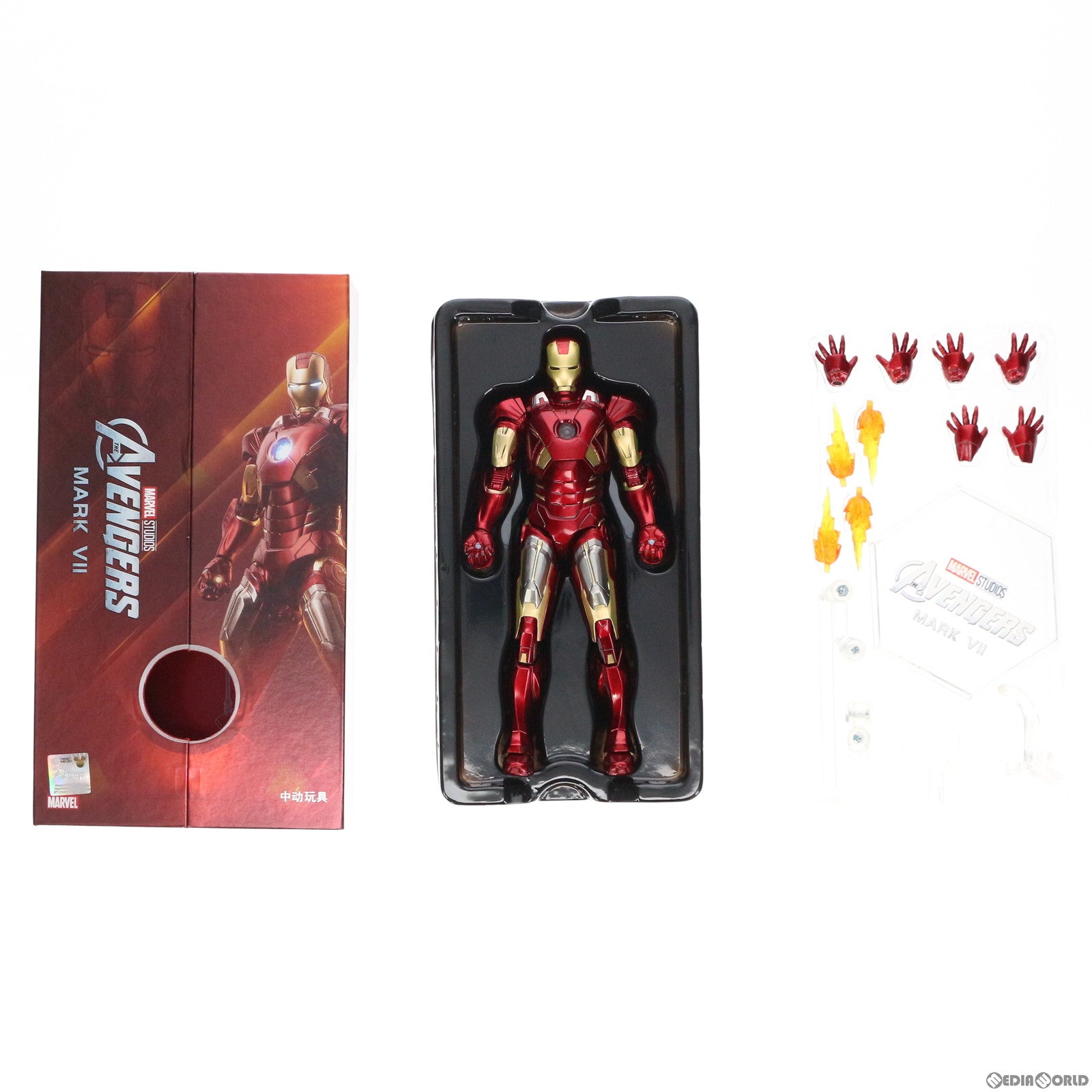 【中古即納】[FIG] IRONMAN MARK VII(アイアンマン マーク7) Marvel アベンジャーズ 1/10 完成品 可動フィギュア ZD toys(20210801)