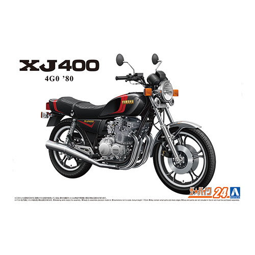 【中古即納】[PTM] (再販) ザ・バイク No.24 1/12 ヤマハ 4G0 XJ400 '80 プラモデル(063675) アオシマ(20250228)