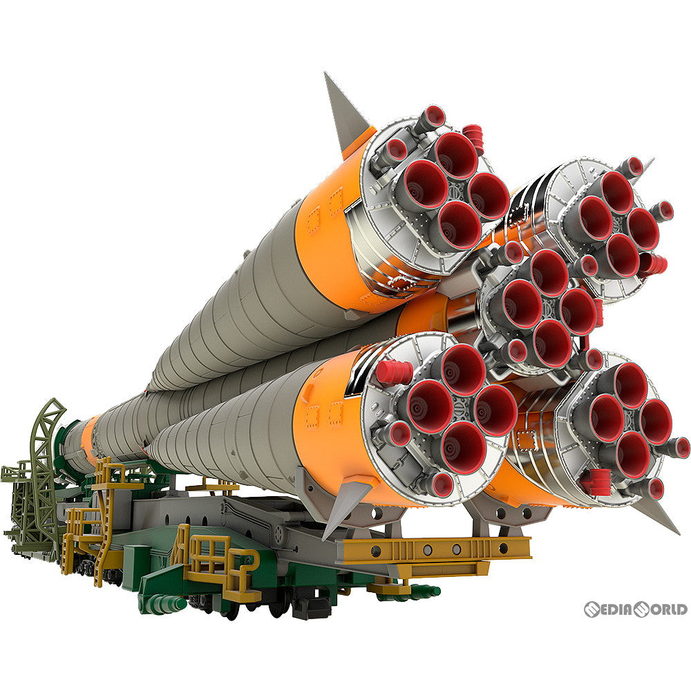 【中古即納】[PTM] (再々販) MODEROID(モデロイド) 1/150 ソユーズロケット+搬送列車 プラモデル グッドスマイルカンパニー(20211223)