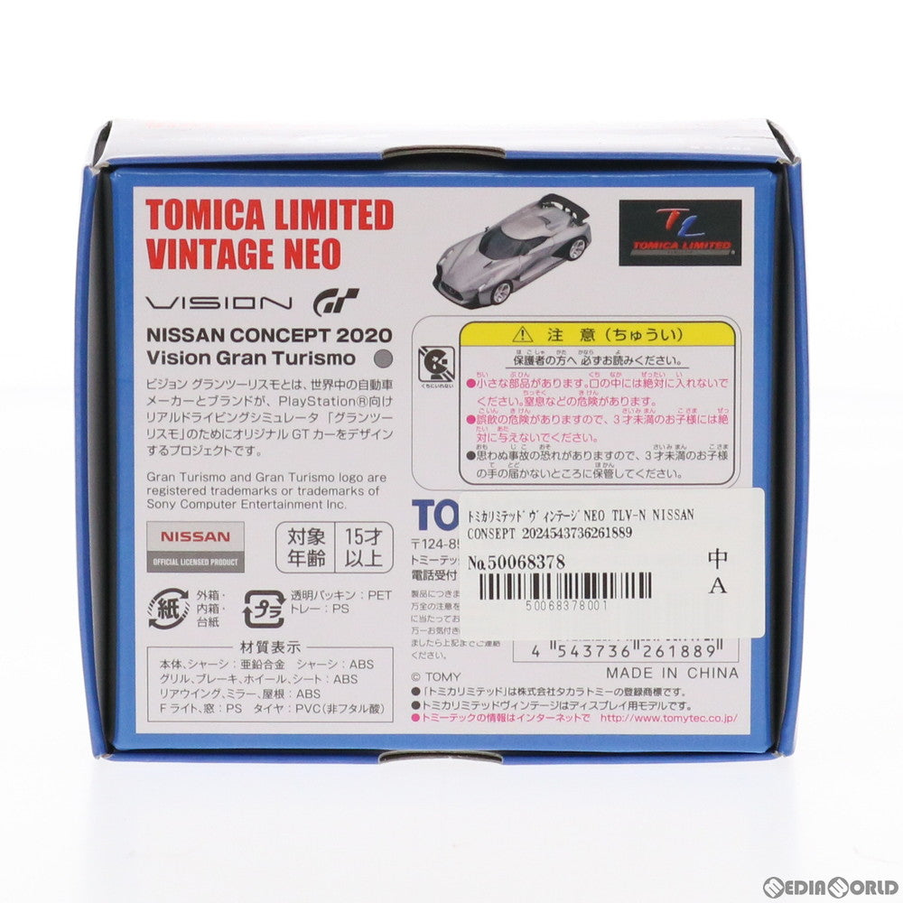 【中古即納】[FIG] トミカリミテッドヴィンテージNEO TLV-N NISSAN CONSEPT 2020 Vision GT(グレー) 1/64 完成品 ミニカー(261889) TOMYTEC(トミーテック) (20151212)
