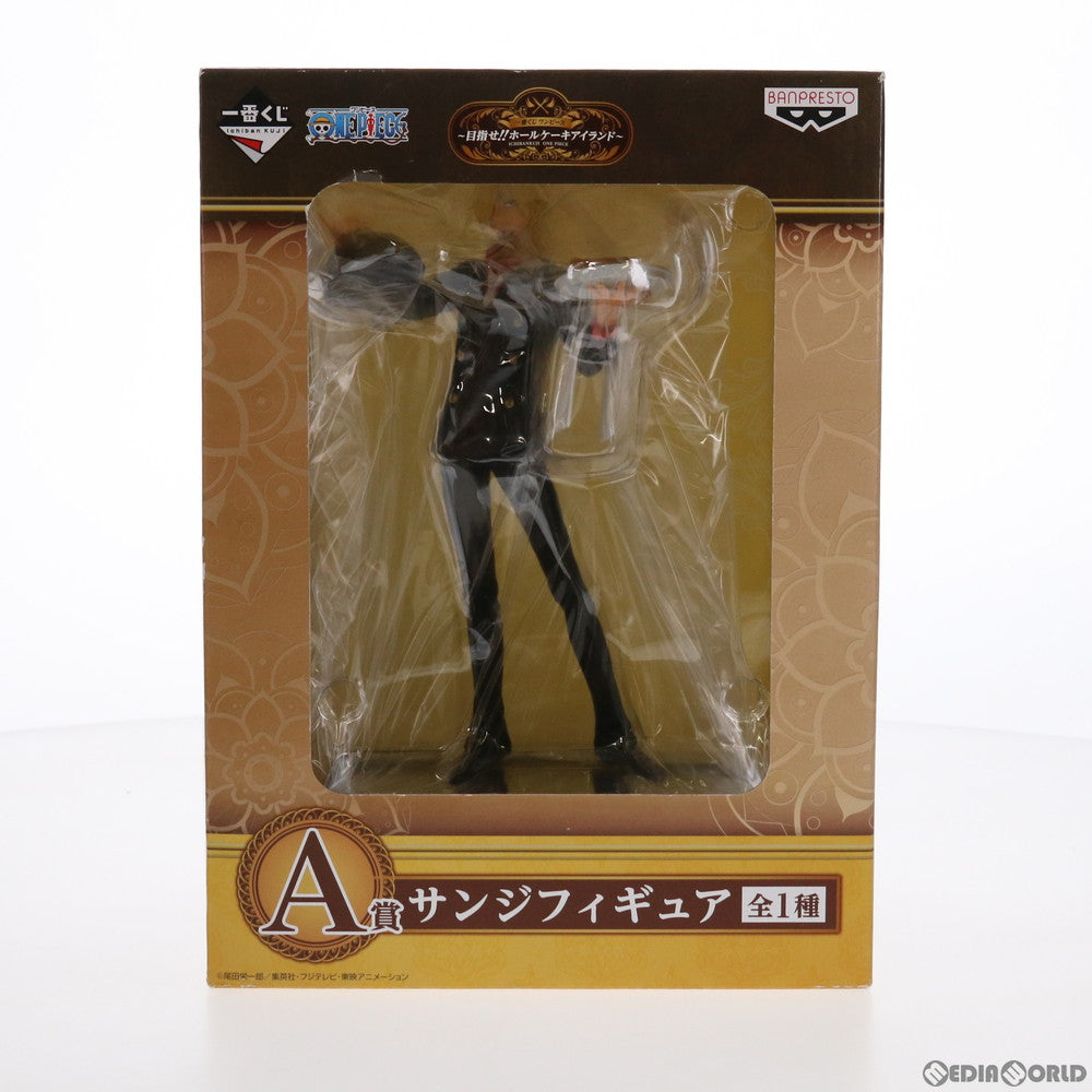 【中古即納】[FIG] A賞 サンジ フィギュア 一番くじ ワンピース～目指せ!!ホールケーキアイランド～ ONE PIECE プライズ(14768) バンダイ(20170513)