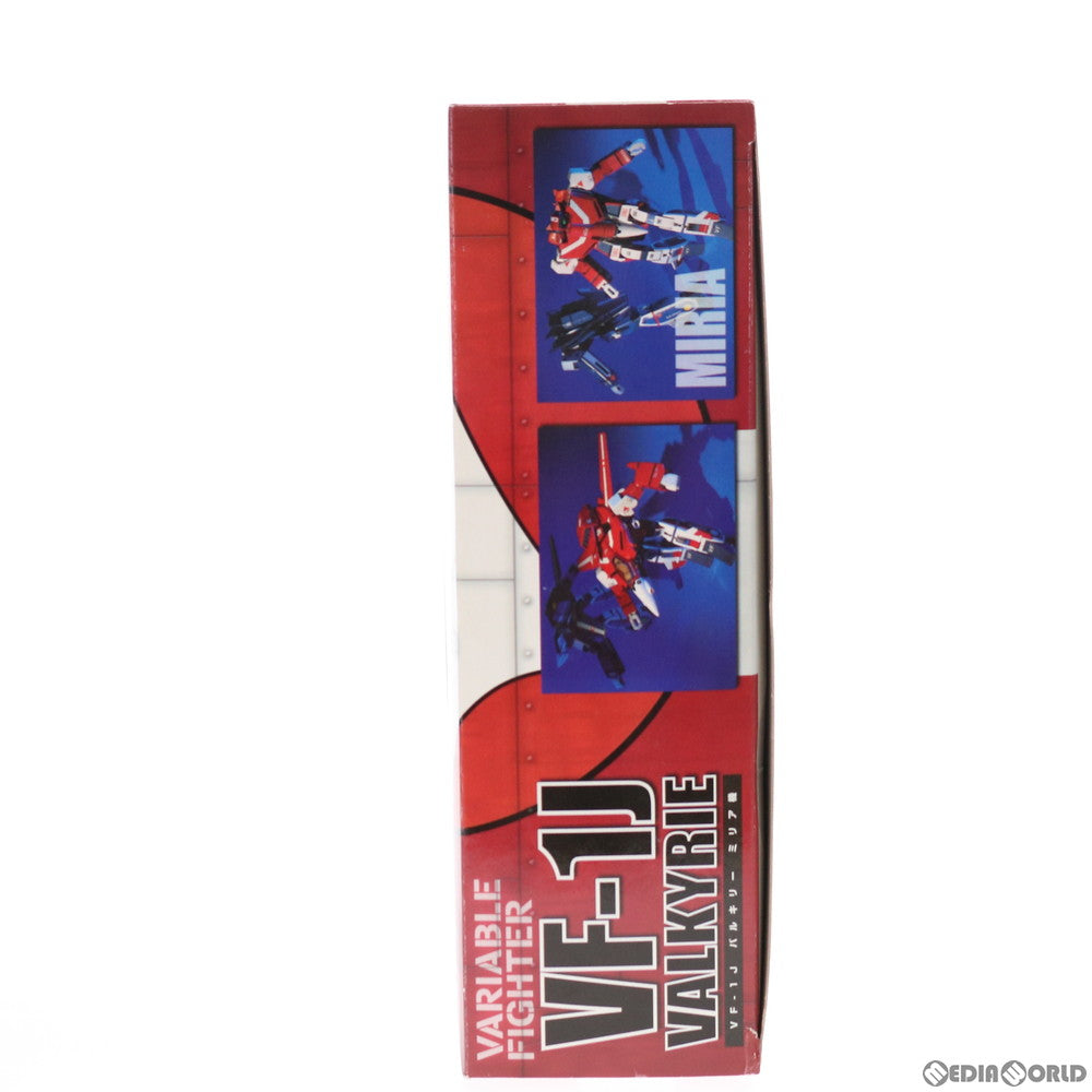 【中古即納】[FIG] VF-1J バルキリー ミリア機 超時空要塞マクロス 1/55 完成品 可動フィギュア バンダイ(20021031)