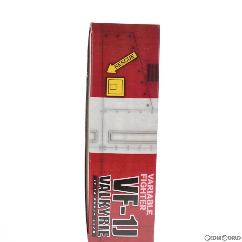 【中古即納】[FIG] VF-1J バルキリー ミリア機 超時空要塞マクロス 1/55 完成品 可動フィギュア バンダイ(20021031)