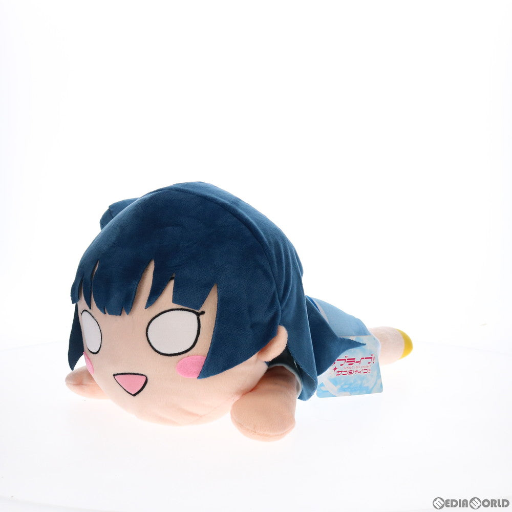 【中古即納】[FIG] (タグ有) 津島善子(つしまよしこ) メガジャンボ寝そべりぬいぐるみ『津島善子-ボーダーシャツ』 ラブライブ!サンシャイン!! プライズ(1029904) セガ(20190310)