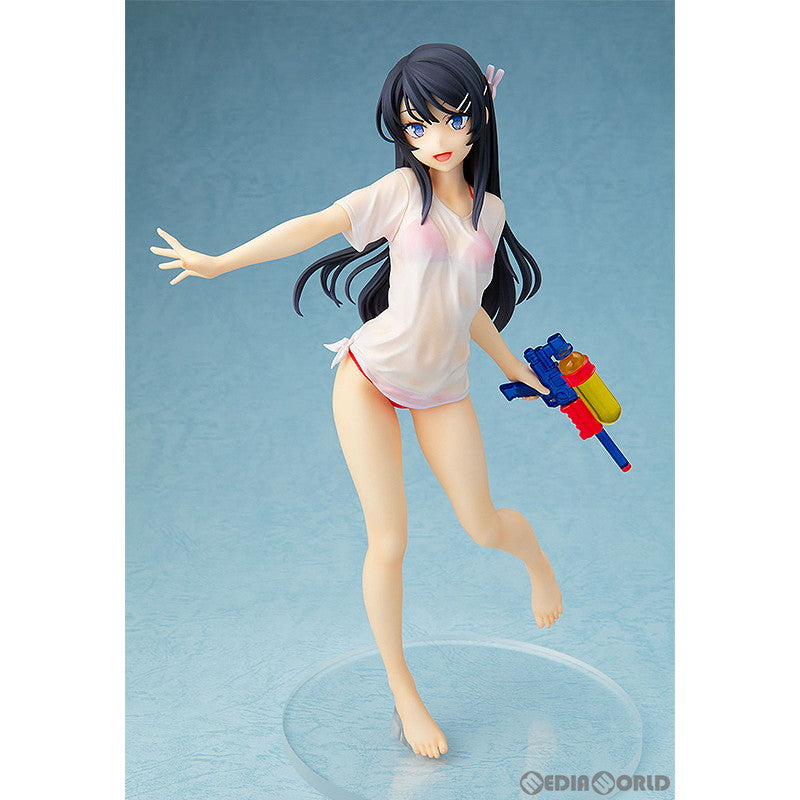 【中古即納】[FIG] (再販)桜島麻衣(さくらじままい) 水鉄砲デートver. 青春ブタ野郎はバニーガール先輩の夢を見ない 1/7 完成品 フィギュア キャラアニ(20220318)