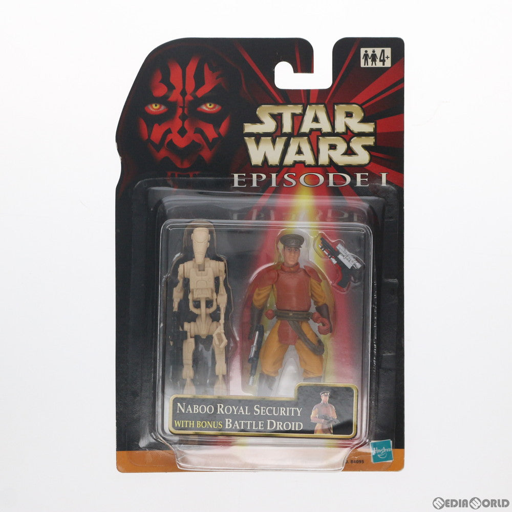 【中古即納】[FIG] スター・ウォーズ ベーシックフィギュア ナブー ロイヤルセキュリティー with バトル・ドロイド STAR WARS エピソード1/ファントム・メナス 完成品 可動フィギュア ハズブロ/トミー(19991231)