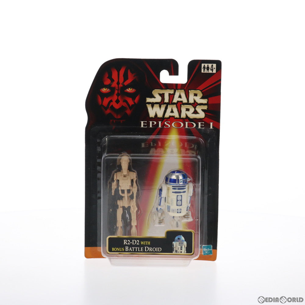 【中古即納】[FIG] スター・ウォーズ ベーシックフィギュア R2-D2 With バトル・ドロイド STAR WARS エピソード1/ファントム・メナス 完成品 可動フィギュア ハズブロ/トミー(19991231)
