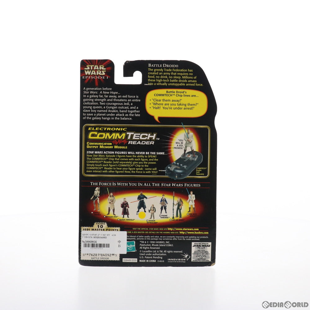 【中古即納】[FIG] コムテック ベーシックフィギュア バトルドロイド with ブラスターライフル ショットver. STAR WARS(スター・ウォーズ) エピソード1/ファントム・メナス 完成品 可動フィギュア ハズブロ/トミー(19991231)