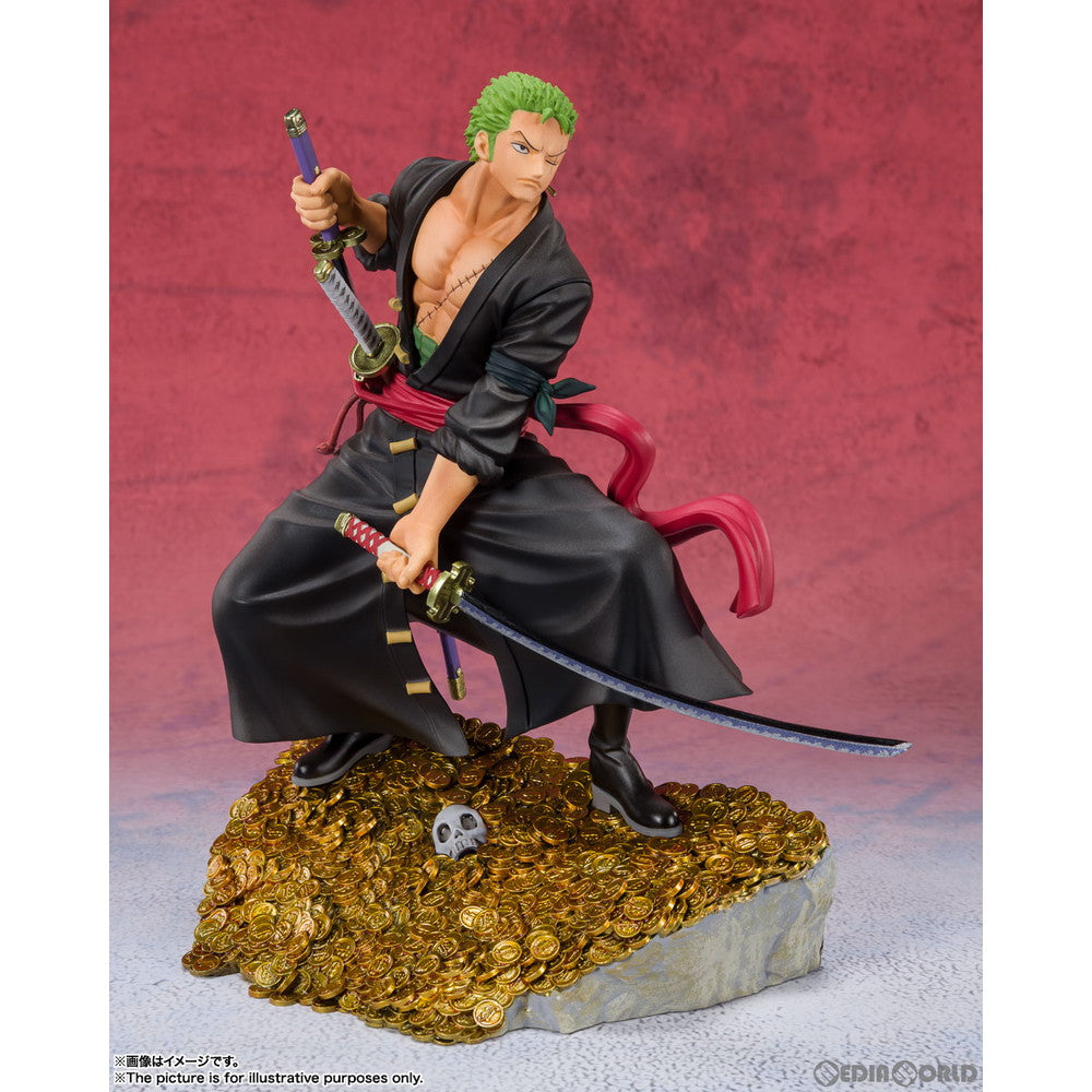 【中古即納】[FIG] フィギュアーツZERO ロロノア・ゾロ WT100記念 尾田栄一郎描き下ろし 大海賊百景 ONE PIECE(ワンピース) 完成品 フィギュア バンダイスピリッツ(20220326)