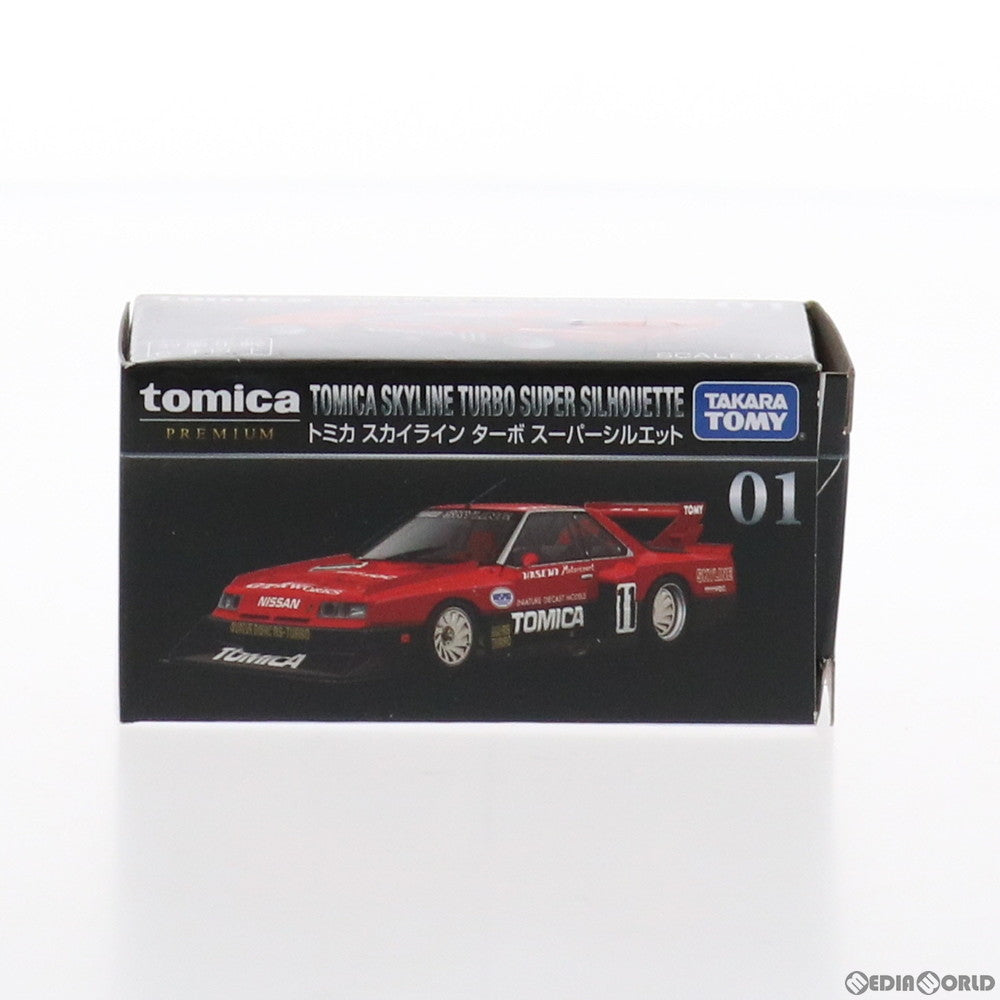 【中古即納】[FIG] トミカプレミアム 01 スカイライン ターボ スーパーシルエット(レッド×ブラック) 1/67 完成品 ミニカー タカラトミー(20190720)