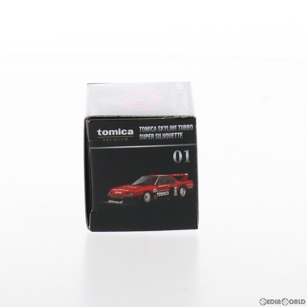 【中古即納】[FIG] トミカプレミアム 01 スカイライン ターボ スーパーシルエット(レッド×ブラック) 1/67 完成品 ミニカー タカラトミー(20190720)