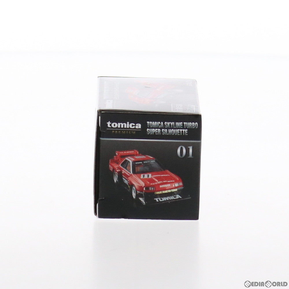 【中古即納】[FIG] トミカプレミアム 01 スカイライン ターボ スーパーシルエット(レッド×ブラック) 1/67 完成品 ミニカー タカラトミー(20190720)