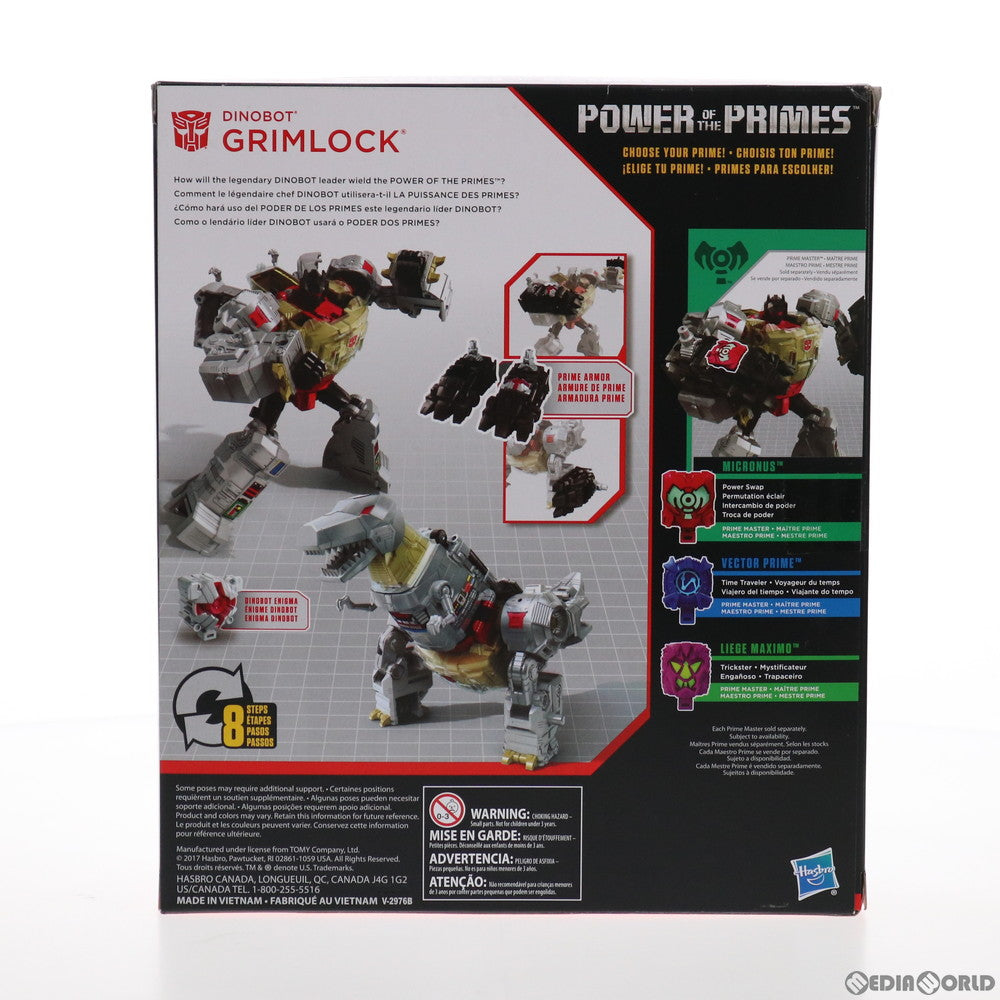 【中古即納】[TOY] DINOBOT GRIMLOCK(ダイノボット グリムロック) トランスフォーマー TFジェネレーションズ パワーオブザプライム 完成トイ ハズブロ(20181231)