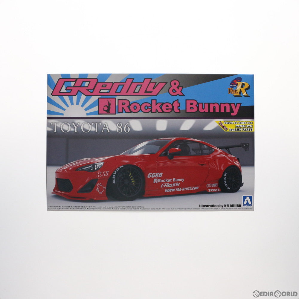【中古即納】[PTM] Sパッケージ バージョンRシリーズ No.57 1/24 TOYOTA 86 '12 GREDDY&ROCKET BUNNY ENKEI Ver. プラモデル アオシマ(20131114)