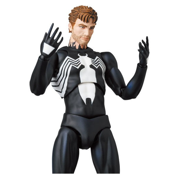 【新品即納】[FIG] (再販) マフェックス No.147 MAFEX SPIDER-MAN BLACK COSTUME(COMIC Ver.)(スパイダーマン ブラックコスチューム コミックver) 完成品 可動フィギュア メディコム・トイ(20260228)