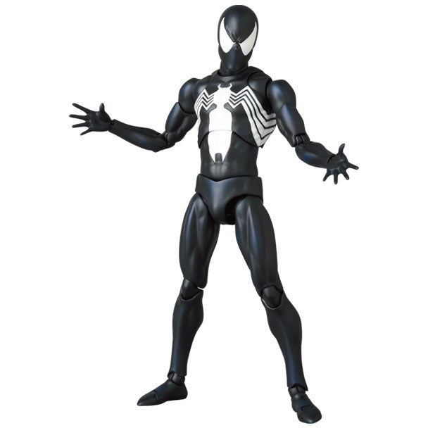 【新品即納】[FIG] (再販) マフェックス No.147 MAFEX SPIDER-MAN BLACK COSTUME(COMIC Ver.)(スパイダーマン ブラックコスチューム コミックver) 完成品 可動フィギュア メディコム・トイ(20260228)