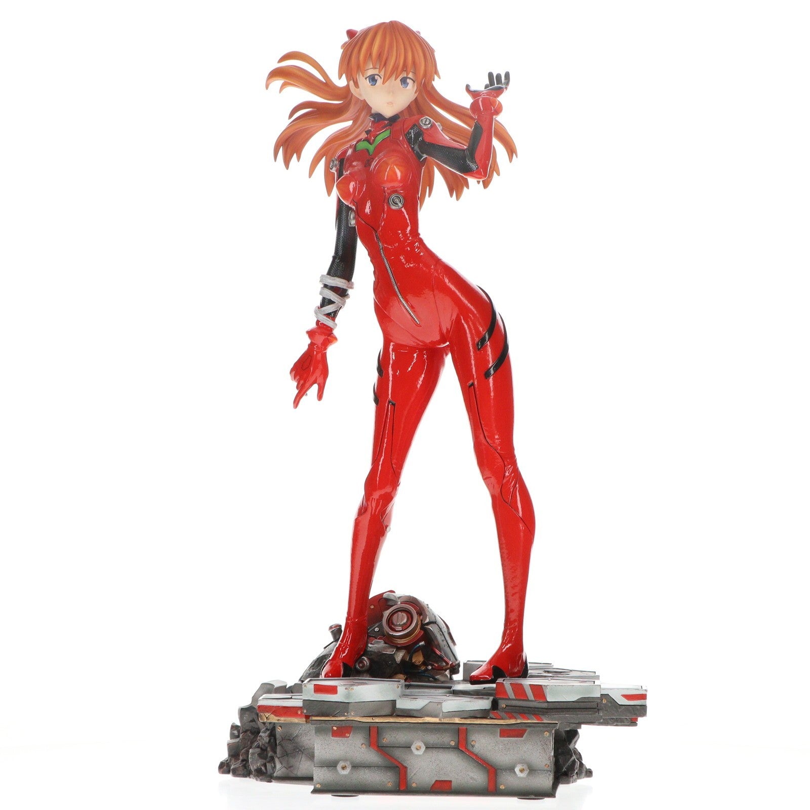 【中古即納】[FIG] エヴァンゲリオン ワンダースタチュー 式波・アスカ・ラングレー ヱヴァンゲリヲン新劇場版:破 1/4 完成品 フィギュア スタースペース(20220810)