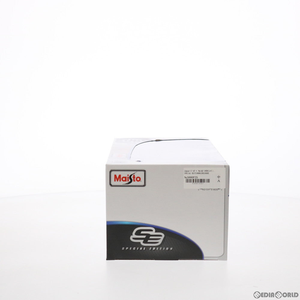 【中古即納】[FIG] Jaguar(ジャガー) Mark2 1959(レッド) SPECIAL EDITION 1/18 完成品 ミニカー Maisto(マイスト) (20141231)