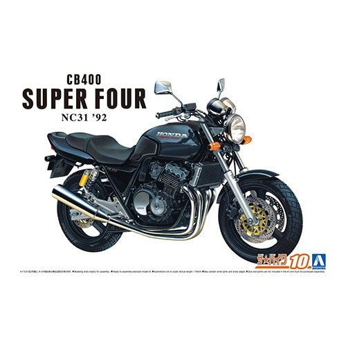 【新品即納】[PTM] (再々販) ザ・バイク No.10 1/12 ホンダ NC31 CB400 SUPER FOUR '92 プラモデル(063842) アオシマ(20251031)